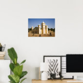 Mali, Bamako. Mosque, Bamako-Djenne Road Poster (Thuiskantoor)
