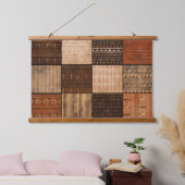 Mali Bogolan Pattern Hanging Tapestry Hangend Wandkleed (Slaapkamer)