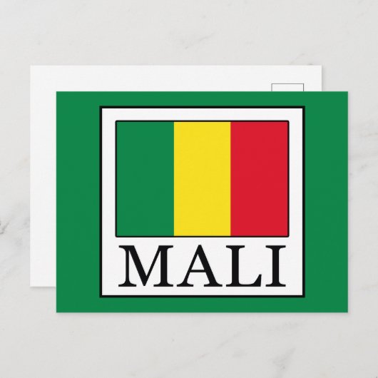 Mali Briefkaart (Voorkant / Achterkant)
