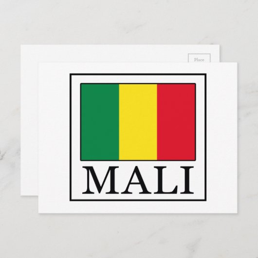 Mali Briefkaart (Voorkant / Achterkant)