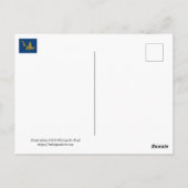 Mali chiwara briefkaart (Achterkant)