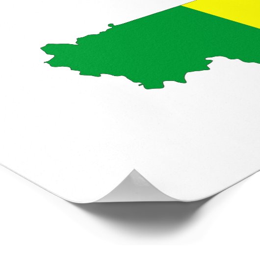 mali country flag map form silhouette symbol poster (Hoek)