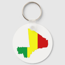 mali country flag map form silhouette symbol sleutelhanger