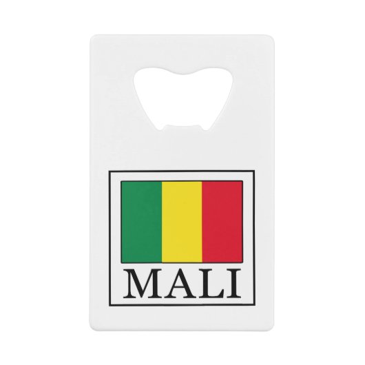 Mali Creditkaart Flessenopener (Voorkant)