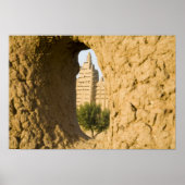 Mali, Djenne. Grote moskee 2 Poster (Voorkant)