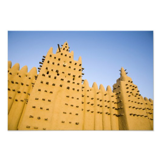Mali, Djenne. Grote Moskee Foto Afdruk (Voorkant)