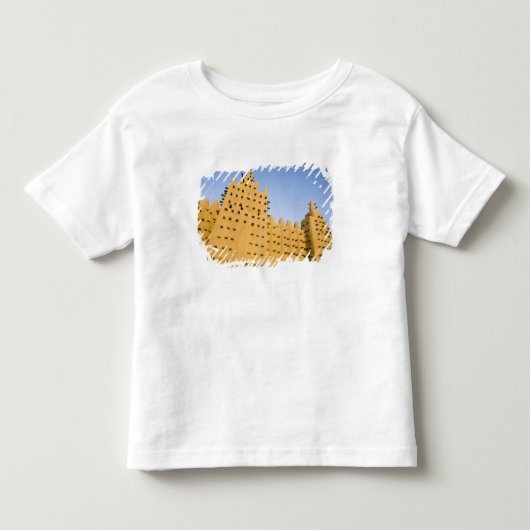 Mali, Djenne. Grote Moskee Kinder Shirts (Voorkant)
