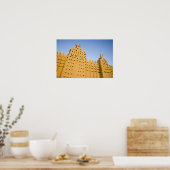 Mali, Djenne. Grote Moskee Poster (Keuken)