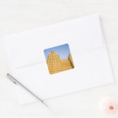 Mali, Djenne. Grote Moskee Vierkante Sticker (Envelop)