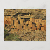 MALI, Dogon Lands. Traditionele Tellem malian Briefkaart (Voorkant)
