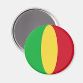 Mali Fisheye Flag Magnet (Voorkant / Achterkant)