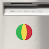 Mali Fisheye Flag Magnet (Insitu (Vaatwasser))