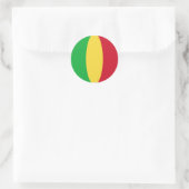 Mali Fisheye Vlag Sticker (Tas)