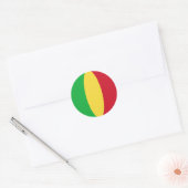 Mali Fisheye Vlag Sticker (Envelop)