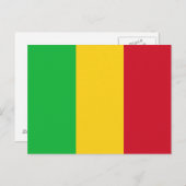 Mali Flag Briefkaart (Voorkant / Achterkant)