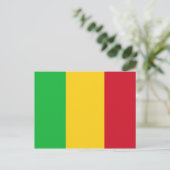 Mali Flag Briefkaart (Staand voorkant)