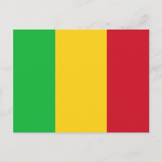 Mali Flag Briefkaart (Voorkant)