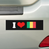 Mali Flag Bumpersticker (Op auto)