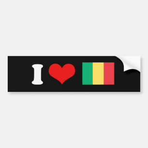 Mali Flag Bumpersticker