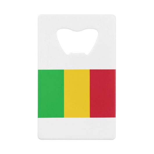 Mali Flag Creditkaart Flessenopener (Voorkant)