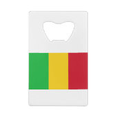 Mali Flag Creditkaart Flessenopener (Achterkant)
