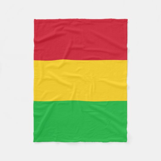 Mali Flag Fleece Deken (Voorkant)