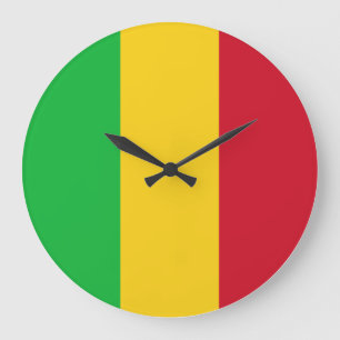 Mali Flag Grote Klok