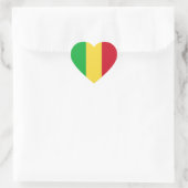 Mali Flag Heart Sticker (Tas)