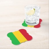 Mali Flag Kartonnen Onderzetters (Insitu)