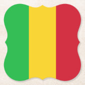 Mali Flag Kartonnen Onderzetters (Voorkant)