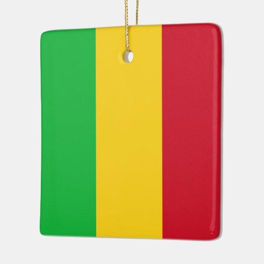 Mali Flag Keramisch Ornament (Links)