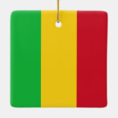 Mali Flag Keramisch Ornament (Achterkant)