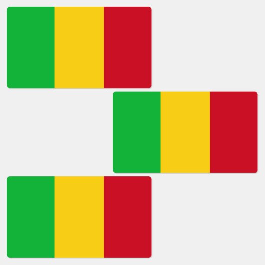 Mali Flag Labels (Groep)