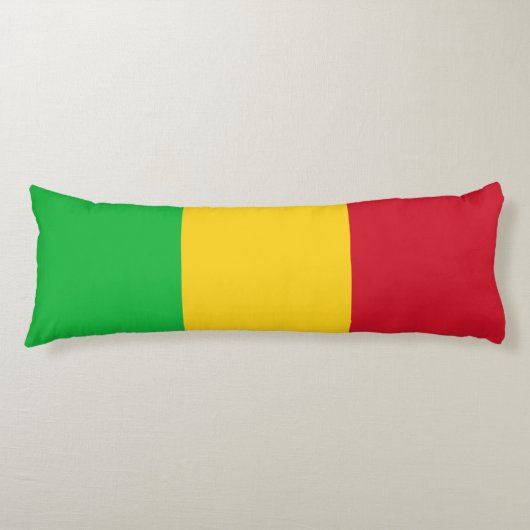 Mali Flag Lichaamskussen (Voorkant)