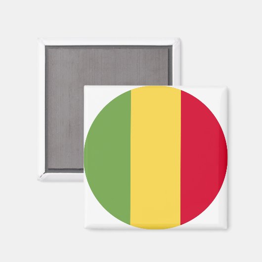 Mali Flag Magneet (Voorkant / Achterkant)
