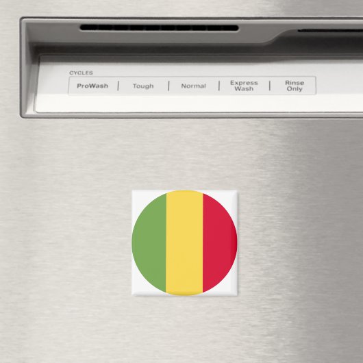 Mali Flag Magneet (Insitu (Vaatwasser))