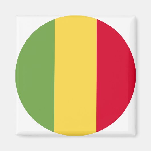 Mali Flag Magneet (Voorkant)