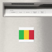 Mali Flag Magneet (Insitu (Vaatwasser))