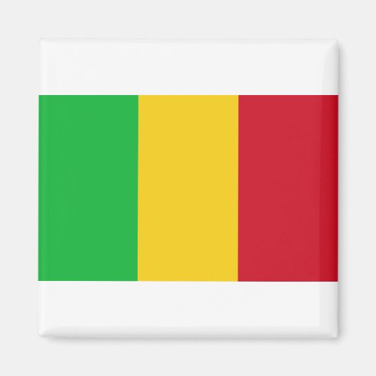 Mali Flag Magneet (Voorkant)