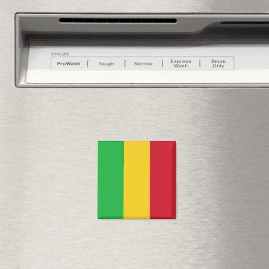 Mali Flag Magneet (Insitu (Vaatwasser))