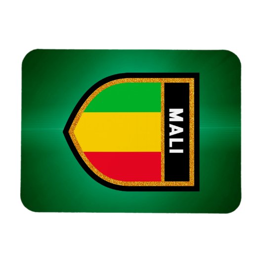 Mali Flag Magneet (Horizontaal)