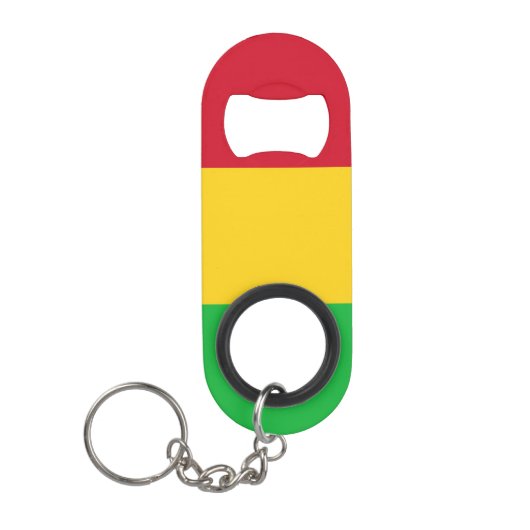 Mali Flag Mini Flessenopener (Voorkant)