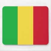 Mali Flag Mousepad Muismat (Voorkant)
