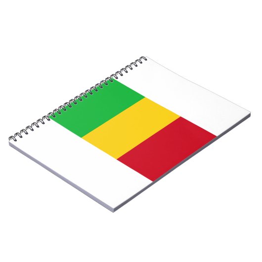Mali Flag Notitieboek (Linkerzijde)