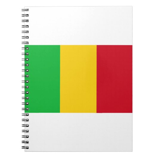 Mali Flag Notitieboek (Voorkant)