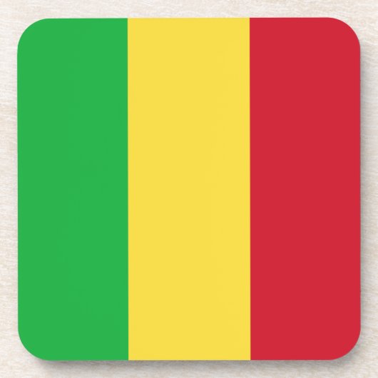Mali Flag Onderzetter (Voorkant)