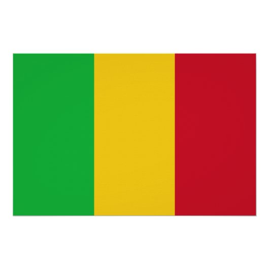Mali Flag Perfect Poster (Voorkant)