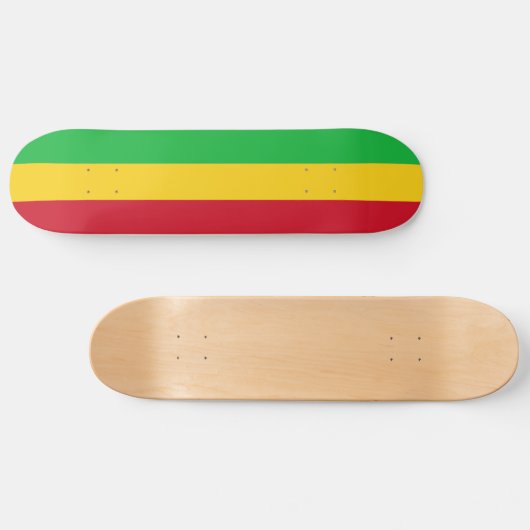 Mali Flag Persoonlijk Skateboard (Horizontaal)