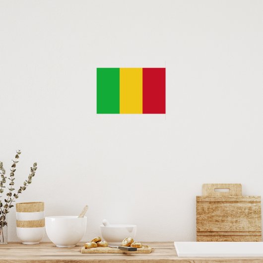 Mali Flag Poster (Keuken)