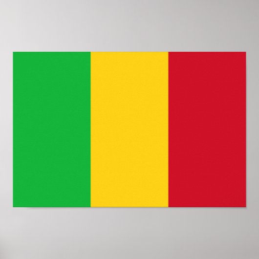 Mali Flag Poster (Voorkant)